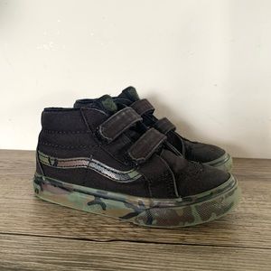 Vans Sk8 Mid Reissue V Skate Shoe - Black / Camo